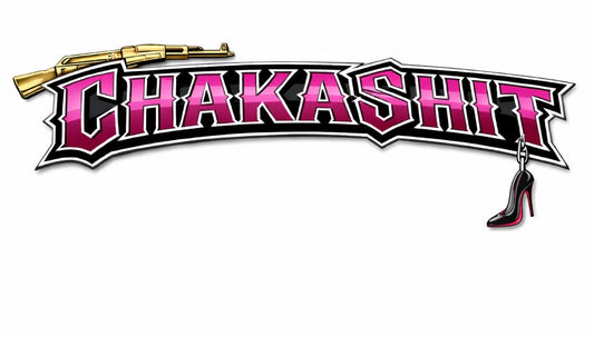 CHAKA SHIT  BANNER PINK RED BOTTOM